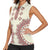 Romanian Traditional Pattern Women Sleeveless Polo Shirt Unique - Wonder Print Shop