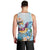 Hawaii Flamingo Men Tank Top Plumeria Tropical Beach - Wonder Print Shop