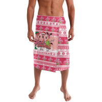Flamingo Pink Christmas Lavalava Fa La La La Min Go - Wonder Print Shop