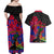 Haiti Independence Day Couples Matching Off Shoulder Maxi Dress and Hawaiian Shirt Hibiscus Neg Marron - Wonder Print Shop