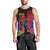 Haiti Independence Day Men Tank Top Hibiscus Neg Marron - Wonder Print Shop