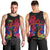 Haiti Independence Day Men Tank Top Hibiscus Neg Marron - Wonder Print Shop