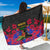 Haiti Independence Day Sarong Hibiscus Neg Marron - Wonder Print Shop