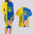 Ukraine Unity Day Couples Matching Long Sleeve Bodycon Dress and Hawaiian Shirt Ukrainian Unification Act - Wonder Print Shop