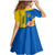 Ukraine Unity Day Family Matching Mermaid Dress and Hawaiian Shirt Ukrainian Unification Act - Wonder Print Shop