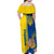 Ukraine Unity Day Family Matching Off Shoulder Maxi Dress and Hawaiian Shirt Ukrainian Unification Act - Wonder Print Shop