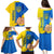 Ukraine Unity Day Family Matching Puletasi Dress and Hawaiian Shirt Ukrainian Unification Act - Wonder Print Shop