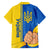 Ukraine Unity Day Family Matching Puletasi Dress and Hawaiian Shirt Ukrainian Unification Act - Wonder Print Shop