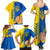 Ukraine Unity Day Family Matching Summer Maxi Dress and Hawaiian Shirt Ukrainian Unification Act - Wonder Print Shop