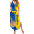 Ukraine Unity Day Family Matching Summer Maxi Dress and Hawaiian Shirt Ukrainian Unification Act - Wonder Print Shop