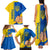 Ukraine Unity Day Family Matching Tank Maxi Dress and Hawaiian Shirt Ukrainian Unification Act - Wonder Print Shop