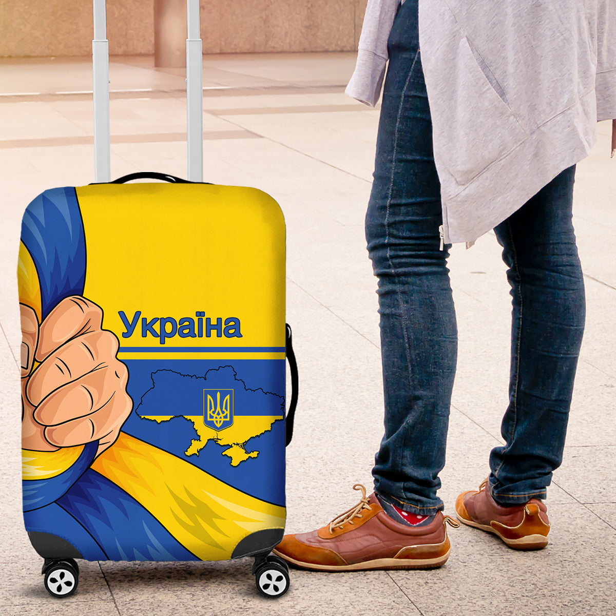 Ukraine Unity Day Luggage Cover Ukrainian Unification Act - Wonder Print Shop