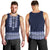 Ukraine Folk Pattern Men Tank Top Ukrainian Navy Blue Version - Wonder Print Shop