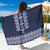 Ukraine Folk Pattern Sarong Ukrainian Navy Blue Version - Wonder Print Shop