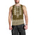 Ukraine Folk Pattern Men Tank Top Ukrainian Wood Brown Version - Wonder Print Shop