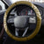 Ukraine Folk Pattern Steering Wheel Cover Ukrainian Wood Brown Version - Wonder Print Shop