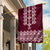 Ukraine Folk Pattern Garden Flag Ukrainian Wine Red Version - Wonder Print Shop