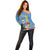 Feliz Dia di Betico Off Shoulder Sweater Aruba Flag Style