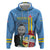 Feliz Dia di Betico Zip Hoodie Aruba Flag Style - Wonder Print Shop