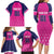 Custom Barbados Royals Cricket Family Matching Long Sleeve Bodycon Dress and Hawaiian Shirt Back to Back Champions - Wonder Print Shop