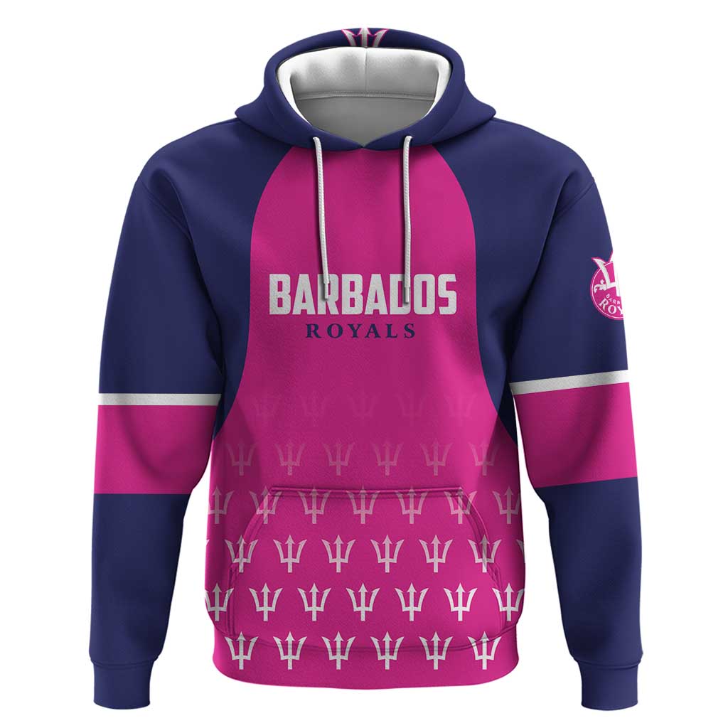 Custom Barbados Royals Cricket Hoodie Back to Back Champions - Wonder Print Shop