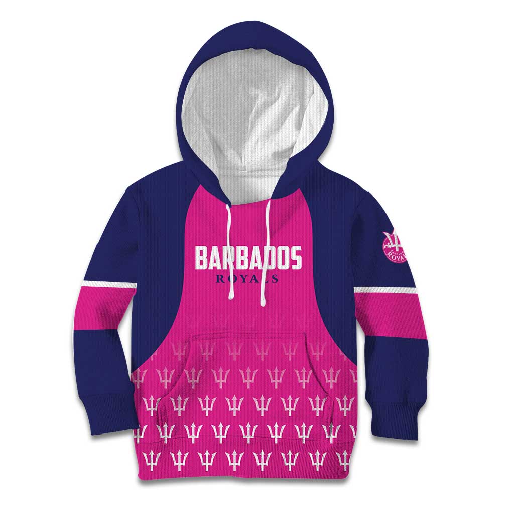 Custom Barbados Royals Cricket Kid Hoodie Back to Back Champions - Wonder Print Shop