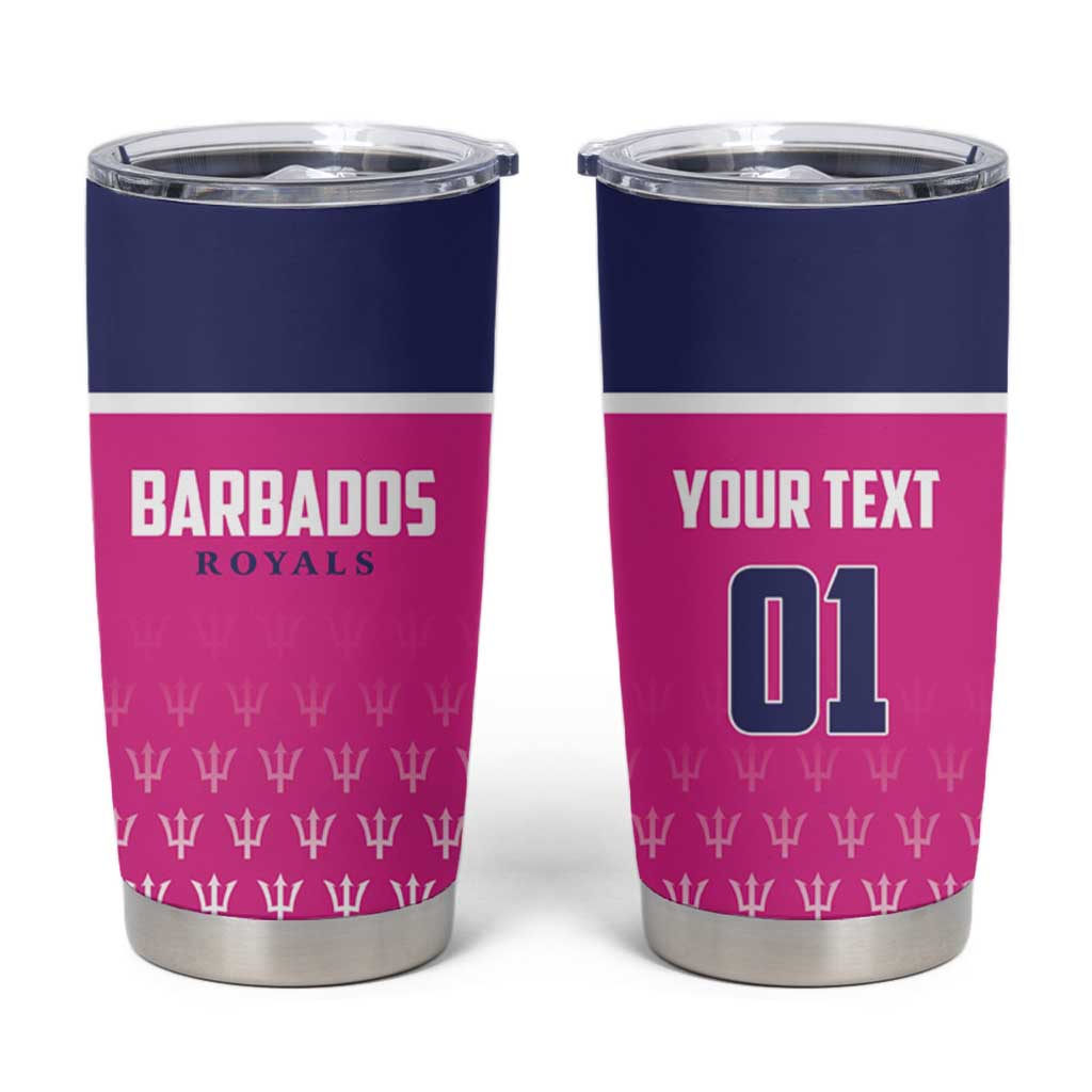 Custom Barbados Royals Cricket Tumbler Cup Back to Back Champions - Wonder Print Shop