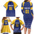 Custom Barbados Tridents Cricket Family Matching Long Sleeve Bodycon Dress and Hawaiian Shirt Go Champions - Wonder Print Shop