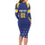 Custom Barbados Tridents Cricket Family Matching Long Sleeve Bodycon Dress and Hawaiian Shirt Go Champions - Wonder Print Shop