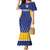 Custom Barbados Tridents Cricket Family Matching Mermaid Dress and Hawaiian Shirt Go Champions - Wonder Print Shop