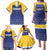 Custom Barbados Tridents Cricket Family Matching Puletasi and Hawaiian Shirt Go Champions - Wonder Print Shop