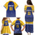 Custom Barbados Tridents Cricket Family Matching Puletasi and Hawaiian Shirt Go Champions - Wonder Print Shop