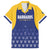 Custom Barbados Tridents Cricket Family Matching Puletasi and Hawaiian Shirt Go Champions - Wonder Print Shop