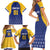 Custom Barbados Tridents Cricket Family Matching Short Sleeve Bodycon Dress and Hawaiian Shirt Go Champions - Wonder Print Shop