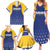 Custom Barbados Tridents Cricket Family Matching Summer Maxi Dress and Hawaiian Shirt Go Champions - Wonder Print Shop