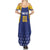 Custom Barbados Tridents Cricket Family Matching Summer Maxi Dress and Hawaiian Shirt Go Champions - Wonder Print Shop