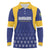 Custom Barbados Tridents Cricket Long Sleeve Polo Shirt Go Champions - Wonder Print Shop