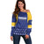 Custom Barbados Tridents Cricket Off Shoulder Sweater Go Champions