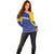 Custom Barbados Tridents Cricket Off Shoulder Sweater Go Champions