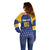 Custom Barbados Tridents Cricket Off Shoulder Sweater Go Champions