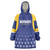 Custom Barbados Tridents Cricket Wearable Blanket Hoodie Go Champions