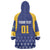 Custom Barbados Tridents Cricket Wearable Blanket Hoodie Go Champions