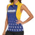 Custom Barbados Tridents Cricket Women Sleeveless Polo Shirt Go Champions - Wonder Print Shop