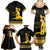 Haiti Neg Marron Gold Family Matching Summer Maxi Dress and Hawaiian Shirt Lespwa pa anyen san aksyon - Wonder Print Shop