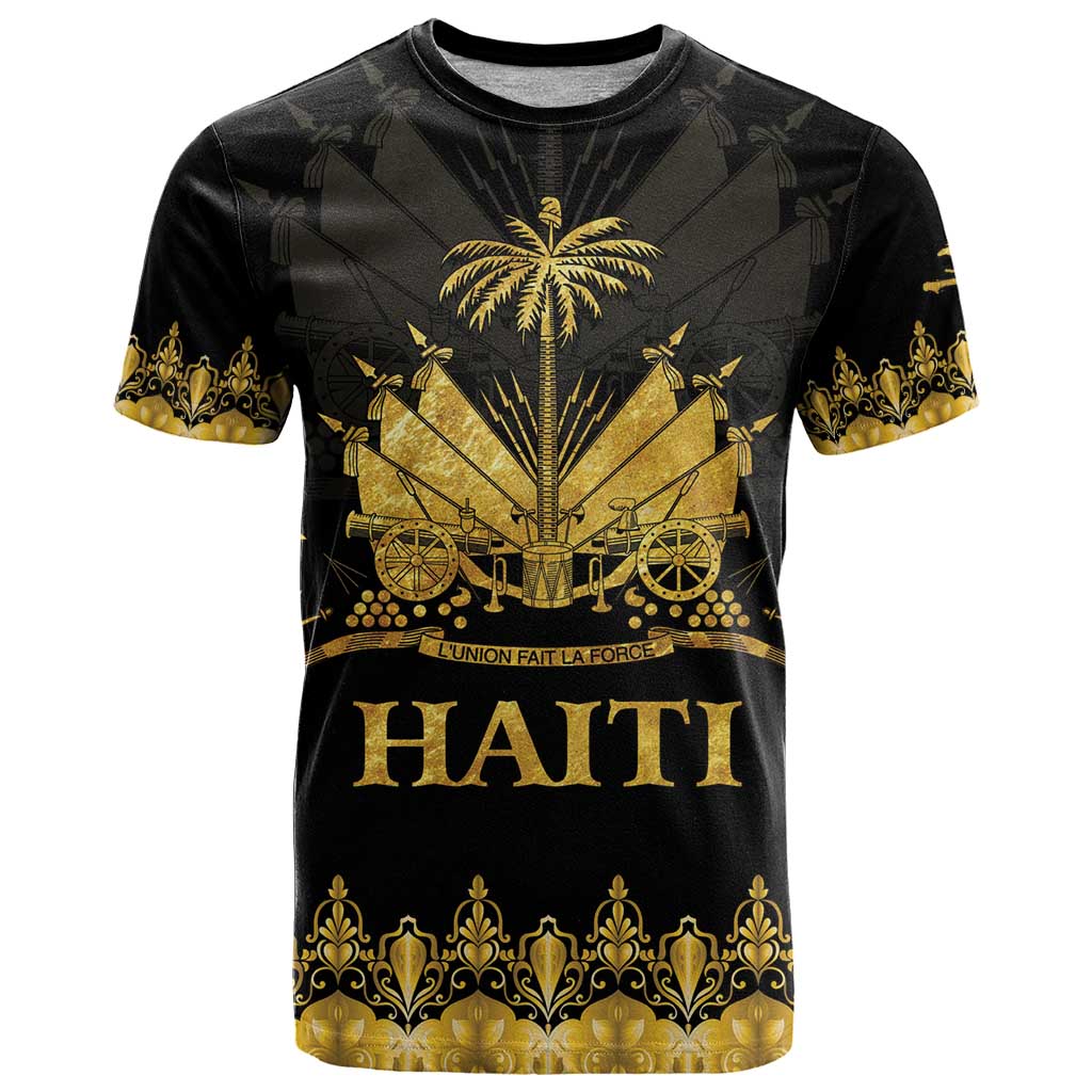 Haiti Neg Marron Gold T Shirt Lespwa pa anyen san aksyon - Wonder Print Shop