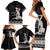 Haiti Neg Marron Silver Family Matching Short Sleeve Bodycon Dress and Hawaiian Shirt Hope is Nothing Without Action - Wonder Print Shop