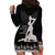 Haiti Neg Marron Silver Hoodie Dress Hope is Nothing Without Action - Wonder Print Shop