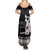 Haiti Neg Marron Silver Summer Maxi Dress Hope is Nothing Without Action - Wonder Print Shop