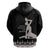 Haiti Neg Marron Silver Zip Hoodie Hope is Nothing Without Action - Wonder Print Shop