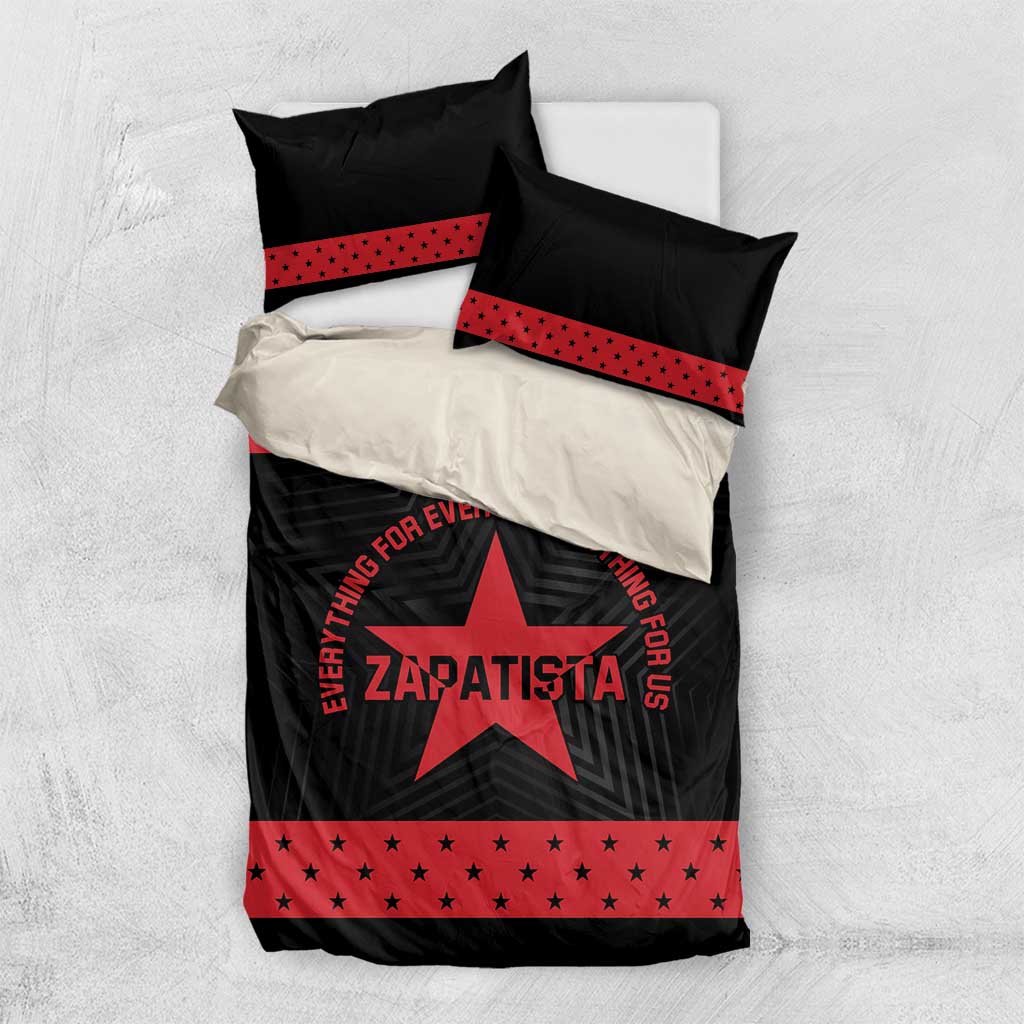 Zapatista Territories Bedding Set EZLN Everything For Everyone Nothing For Us - Wonder Print Shop